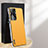 Soft Luxury Leather Snap On Case Cover AT1 for Xiaomi Redmi K50 5G Yellow