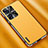 Soft Luxury Leather Snap On Case Cover AT2 for Huawei Honor 100 5G Yellow