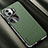 Soft Luxury Leather Snap On Case Cover AT2 for Oppo Reno11 Pro 5G Green