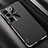 Soft Luxury Leather Snap On Case Cover AT2 for Vivo V27 5G Black