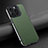Soft Luxury Leather Snap On Case Cover AT4 for Apple iPhone 15 Pro Max Green