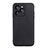 Soft Luxury Leather Snap On Case Cover B01H for Huawei Honor 60 SE 5G Black