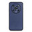 Soft Luxury Leather Snap On Case Cover B01H for Huawei Honor Magic4 Pro 5G Blue