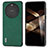 Soft Luxury Leather Snap On Case Cover B01H for Huawei Mate 60 Pro Green