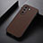 Soft Luxury Leather Snap On Case Cover B01H for Huawei Nova 10 Brown