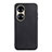 Soft Luxury Leather Snap On Case Cover B01H for Huawei P50 Black