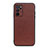 Soft Luxury Leather Snap On Case Cover B01H for Oppo A16s