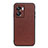 Soft Luxury Leather Snap On Case Cover B01H for Oppo A77 5G