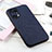 Soft Luxury Leather Snap On Case Cover B01H for Oppo Find X5 Pro 5G Blue