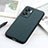 Soft Luxury Leather Snap On Case Cover B01H for Oppo K10 5G India Green