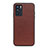Soft Luxury Leather Snap On Case Cover B01H for Oppo Reno6 5G