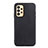 Soft Luxury Leather Snap On Case Cover B01H for Samsung Galaxy A13 4G Black