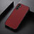 Soft Luxury Leather Snap On Case Cover B01H for Samsung Galaxy A14 4G Red