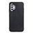 Soft Luxury Leather Snap On Case Cover B01H for Samsung Galaxy A32 4G Black