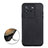 Soft Luxury Leather Snap On Case Cover B01H for Vivo iQOO Neo6 5G Black