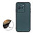 Soft Luxury Leather Snap On Case Cover B01H for Vivo iQOO Neo6 5G Green