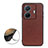 Soft Luxury Leather Snap On Case Cover B01H for Vivo T1 5G