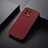 Soft Luxury Leather Snap On Case Cover B01H for Xiaomi Mi 13 5G Red