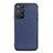 Soft Luxury Leather Snap On Case Cover B01H for Xiaomi Redmi Note 11 Pro 4G Blue