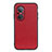 Soft Luxury Leather Snap On Case Cover B02H for Huawei Nova 9 SE Red