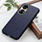 Soft Luxury Leather Snap On Case Cover B02H for Huawei P50