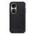 Soft Luxury Leather Snap On Case Cover B02H for Huawei P50 Black