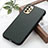 Soft Luxury Leather Snap On Case Cover B02H for Samsung Galaxy A13 4G Green