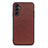 Soft Luxury Leather Snap On Case Cover B02H for Samsung Galaxy A14 4G