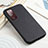 Soft Luxury Leather Snap On Case Cover B02H for Samsung Galaxy S20 FE 4G Black