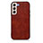 Soft Luxury Leather Snap On Case Cover B02H for Samsung Galaxy S23 Plus 5G