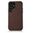 Soft Luxury Leather Snap On Case Cover B02H for Samsung Galaxy S24 Ultra 5G