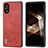 Soft Luxury Leather Snap On Case Cover B02H for Sony Xperia 5 V