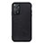 Soft Luxury Leather Snap On Case Cover B02H for Xiaomi Redmi Note 11 Pro 4G Black