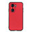 Soft Luxury Leather Snap On Case Cover B03H for Huawei Honor 60 5G Red