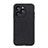 Soft Luxury Leather Snap On Case Cover B03H for Huawei Honor 60 SE 5G Black