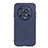 Soft Luxury Leather Snap On Case Cover B03H for Huawei Honor Magic4 Pro 5G Blue