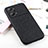 Soft Luxury Leather Snap On Case Cover B03H for Oppo K10 Pro 5G Black