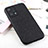 Soft Luxury Leather Snap On Case Cover B03H for Realme 9 Pro 5G Black