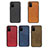 Soft Luxury Leather Snap On Case Cover B03H for Samsung Galaxy A02s