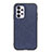 Soft Luxury Leather Snap On Case Cover B03H for Samsung Galaxy A33 5G Blue