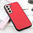 Soft Luxury Leather Snap On Case Cover B03H for Samsung Galaxy S21 FE 5G