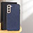 Soft Luxury Leather Snap On Case Cover B03H for Samsung Galaxy S24 Plus 5G