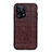 Soft Luxury Leather Snap On Case Cover B04H for Oppo Find X5 5G