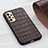 Soft Luxury Leather Snap On Case Cover B04H for Samsung Galaxy A13 4G Brown