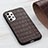 Soft Luxury Leather Snap On Case Cover B04H for Samsung Galaxy A53 5G Brown