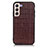 Soft Luxury Leather Snap On Case Cover B04H for Samsung Galaxy S21 FE 5G