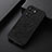 Soft Luxury Leather Snap On Case Cover B05H for Huawei Honor 60 5G Black