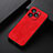 Soft Luxury Leather Snap On Case Cover B05H for Huawei Honor 60 SE 5G Red