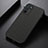 Soft Luxury Leather Snap On Case Cover B05H for Oppo A16 Black