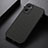 Soft Luxury Leather Snap On Case Cover B05H for Oppo A36 Black